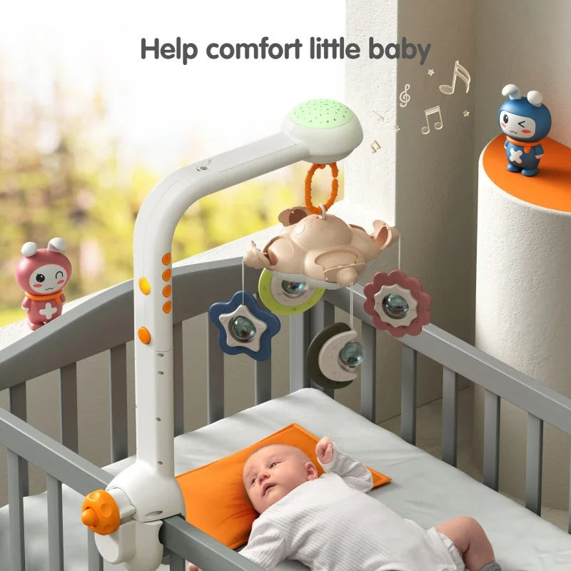 Soothing shops crib mobile