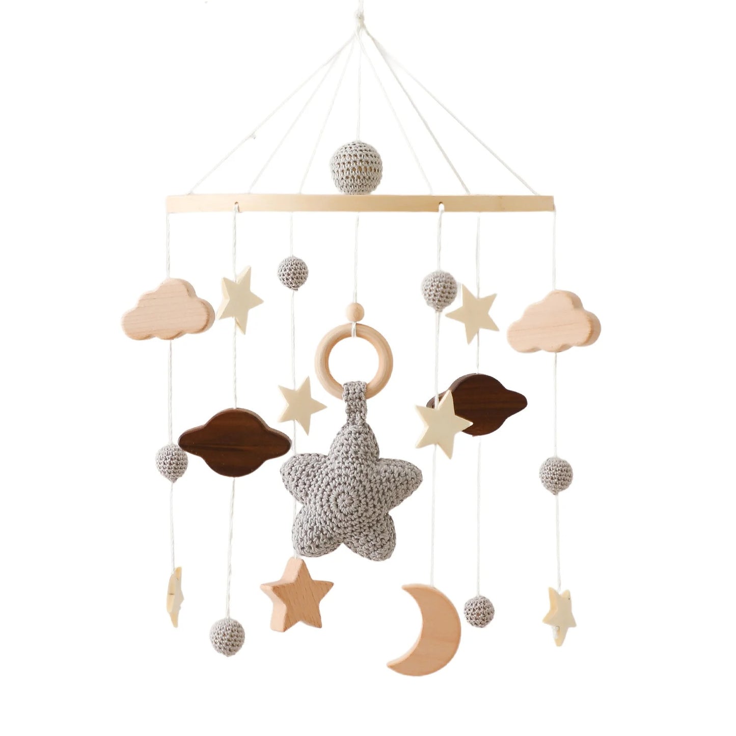 Handmade Star Baby Mobile Toy for Crib