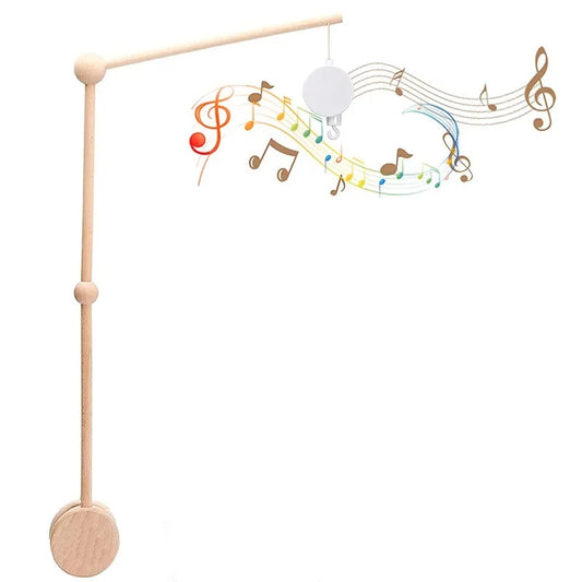 Music Box Hanging Baby Bed Bell Wooden Mobile Rattles